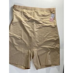 Shape by Cacique Ultra High Waist Thigh Shaper Beige Size 26/28 $54.50 Tag NWT